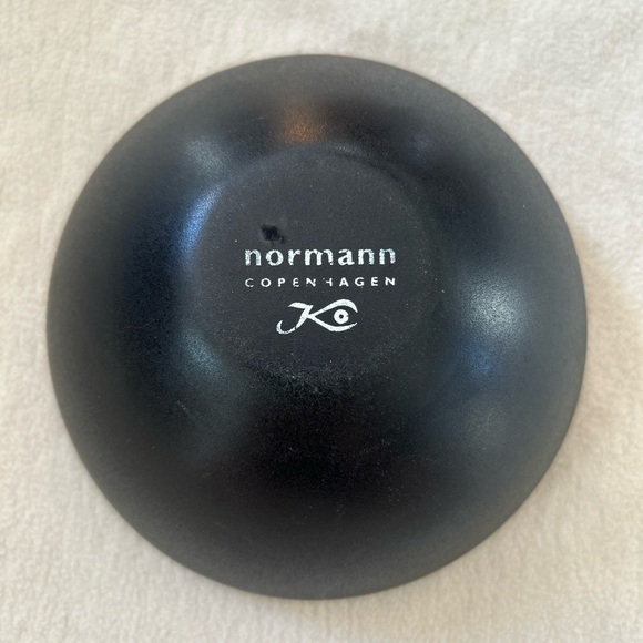 Normann Copenhagen Black and White Serve Bowl